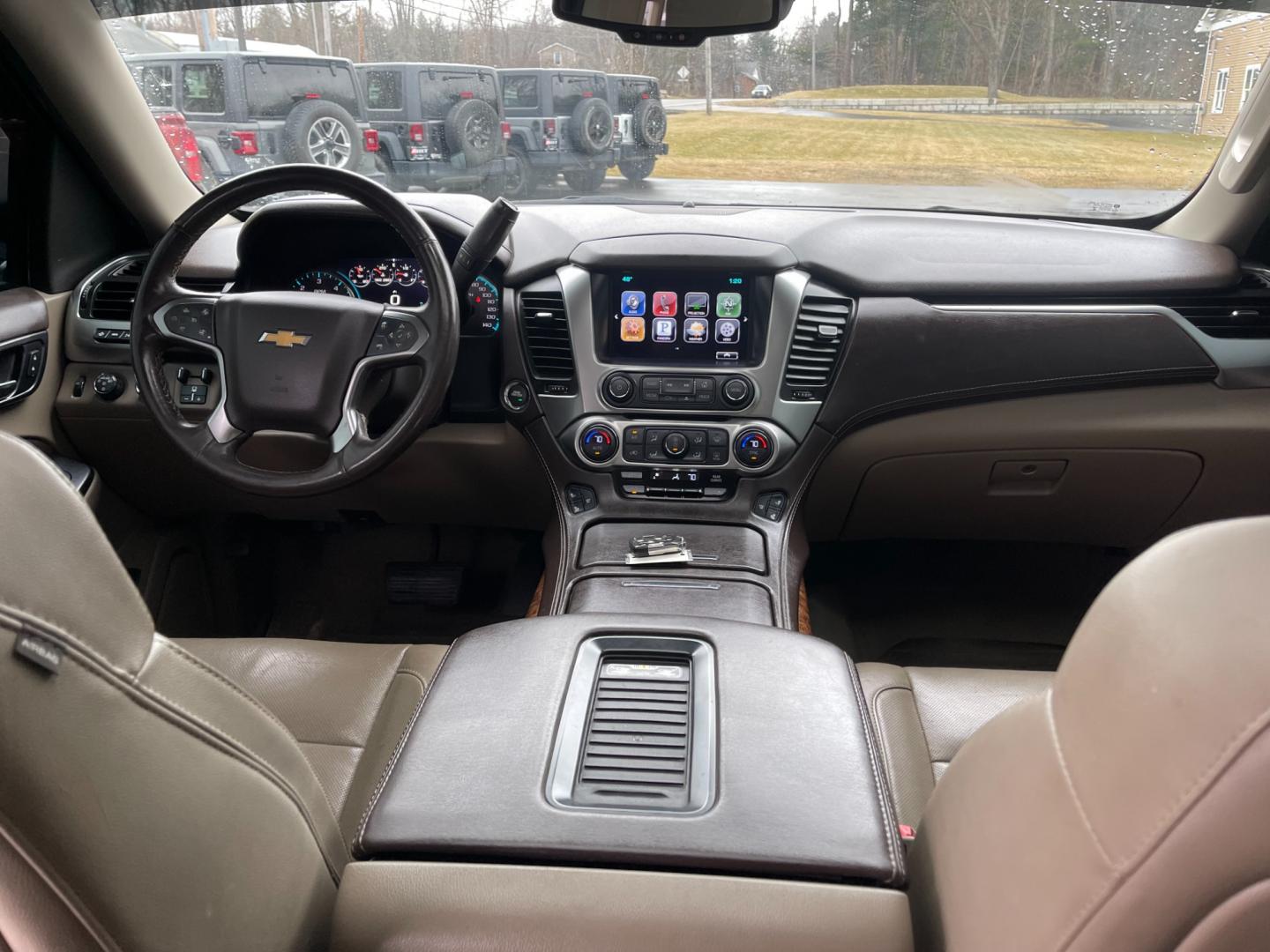 2016 Black /Brown Chevrolet Suburban LTZ 4WD (1GNSKJKC3GR) with an 5.3L V8 OHV 16V engine, 6A transmission, located at 11115 Chardon Rd. , Chardon, OH, 44024, (440) 214-9705, 41.580246, -81.241943 - Photo#46